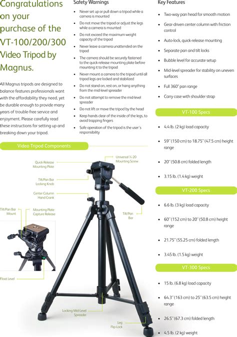 cannon tripods user guide Doc