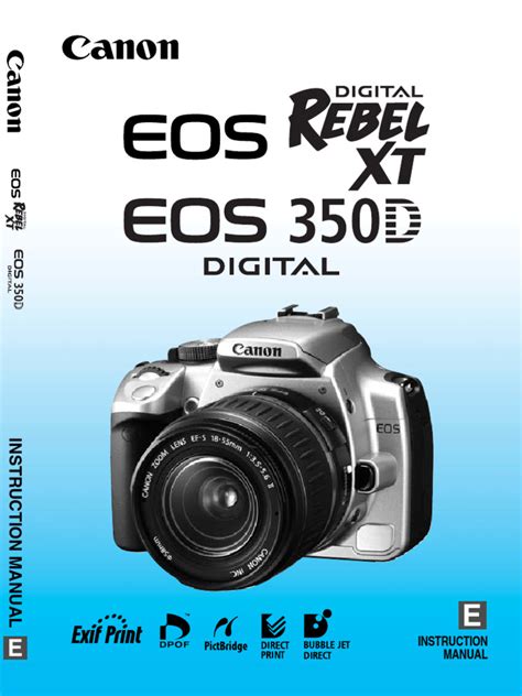 canon 350d manual pdf PDF