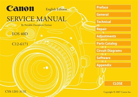 canon 40d service manual Reader