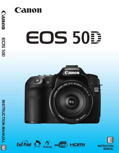 canon 50d users manual Kindle Editon