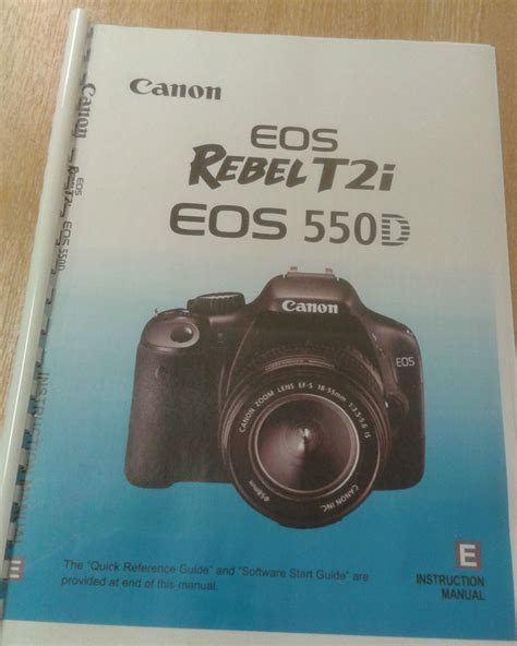 canon 550d instruction manual PDF