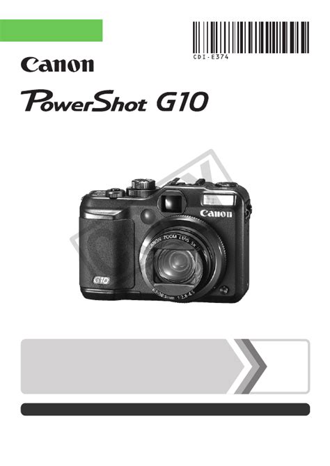 canon g10 user manual Reader