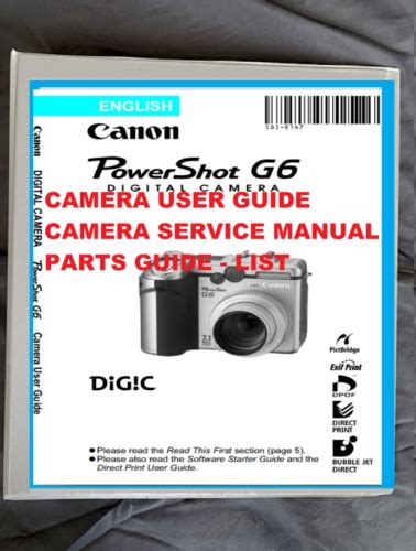 canon g6 user manual Epub