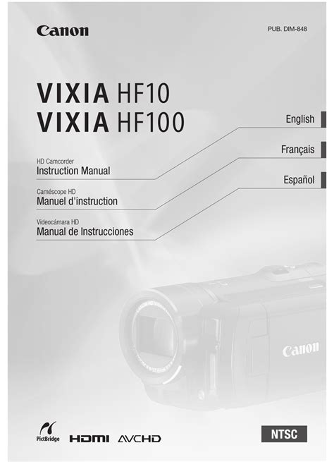 canon hf10 manual download Epub