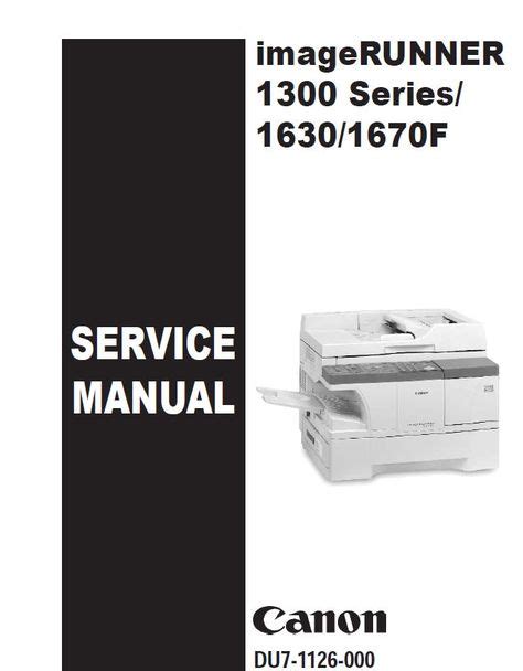 canon imagerunner 200l copier service manual PDF