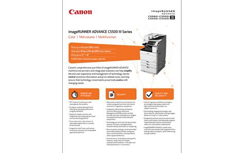 canon imagerunner 5000 brochure Epub