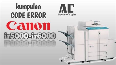 canon ir5570 error codes pdf Ebook Doc