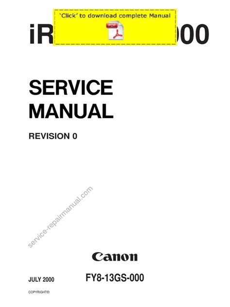 canon ir6000 service manual free download Reader