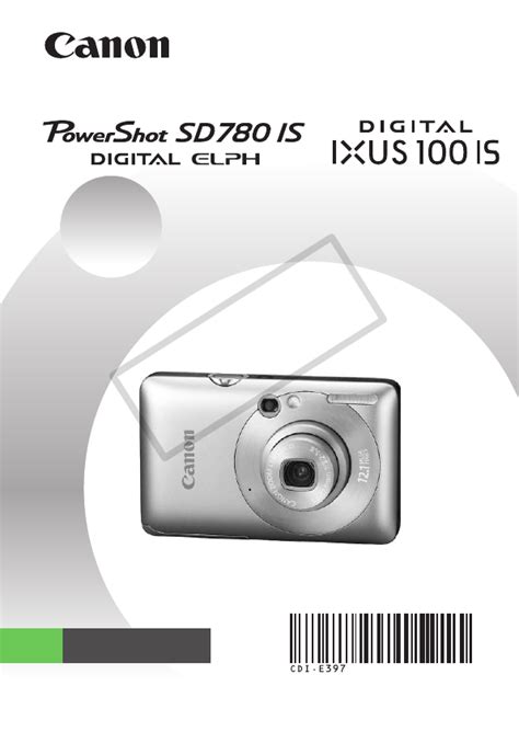 canon ixus 100 is user manual Kindle Editon