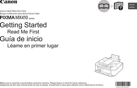 canon mx410 printer user manual PDF