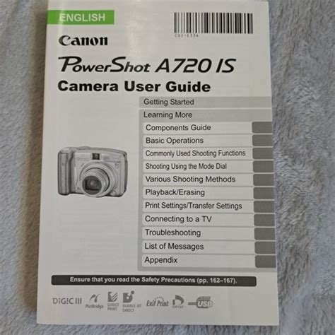 canon powershot a720 user manual Kindle Editon