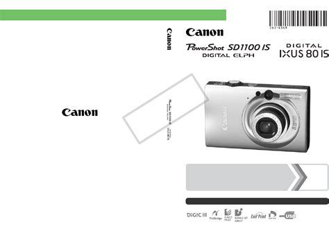 canon powershot sd1100 user manual Reader