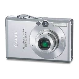 canon powershot sd450 user guide PDF