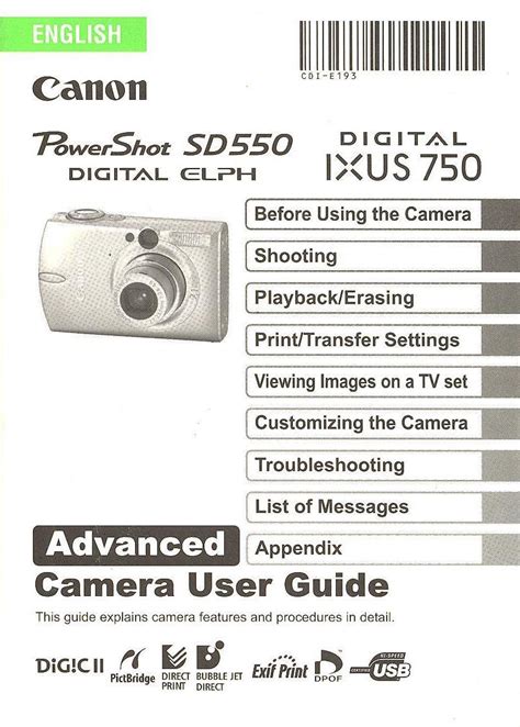 canon powershot sd550 user guide Epub