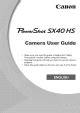 canon powershot sx40hs instruction manual PDF