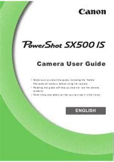 canon powershot sx500 is manual pdf espanol Reader