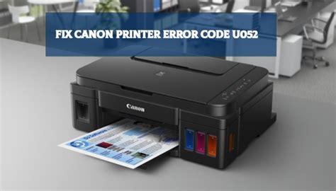 canon printer problem u052 Kindle Editon