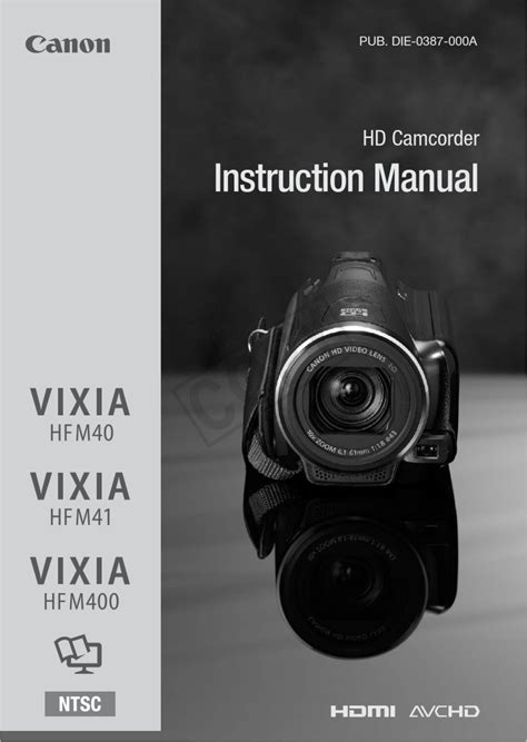 canon vixia hf m41 manual pdf Reader