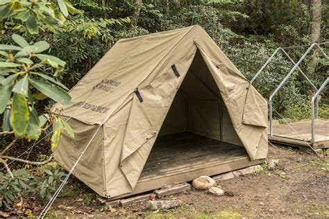 canvas scout tent