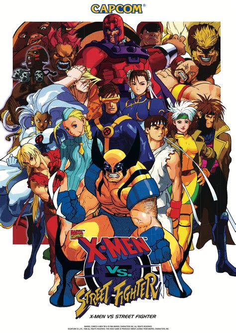 capcom x men vs street fighter