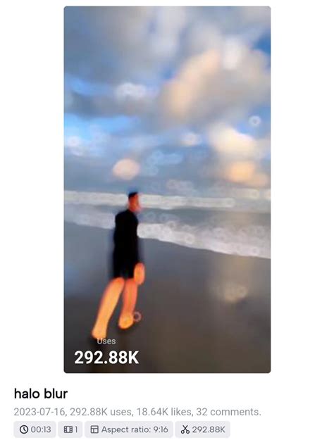 Capcut Template Blur