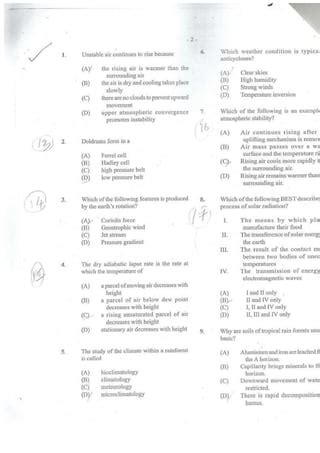 cape unit 2 multiple choice past papers Doc