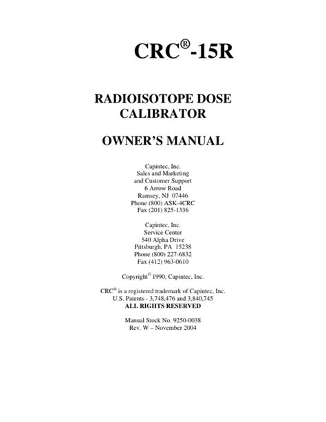 capintec crc 15r manual Epub