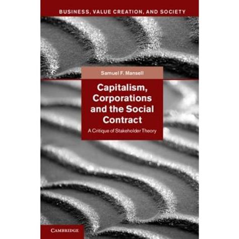 capitalism corporations and the social contract Kindle Editon