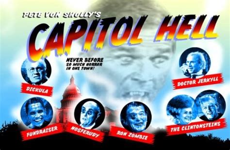 capitol hell political monsters postcard book Doc