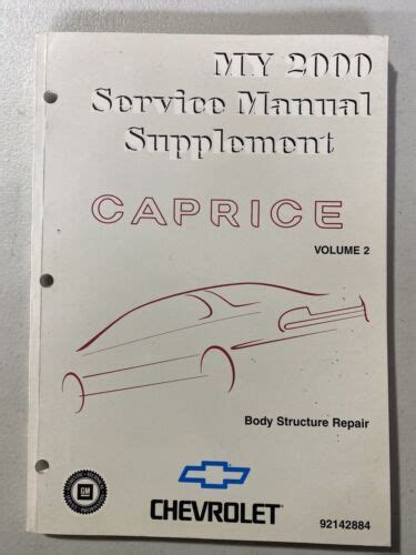 caprice 2000 owner manual Doc