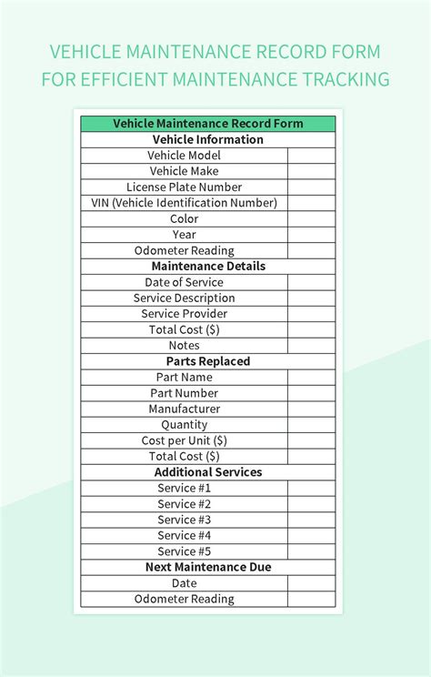 car maintenance record program for linux Reader