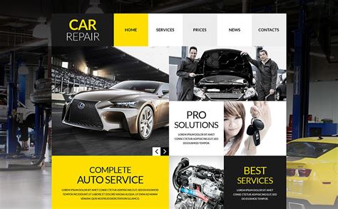 car repair template wordpress Doc