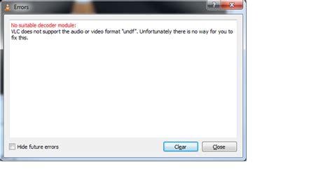 cara mengatasi vlc does not support undf format cyber Epub