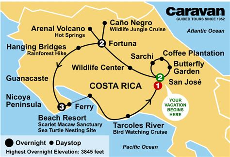 caravan tours costa rica