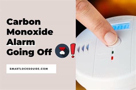 carbon monoxide monitor going off