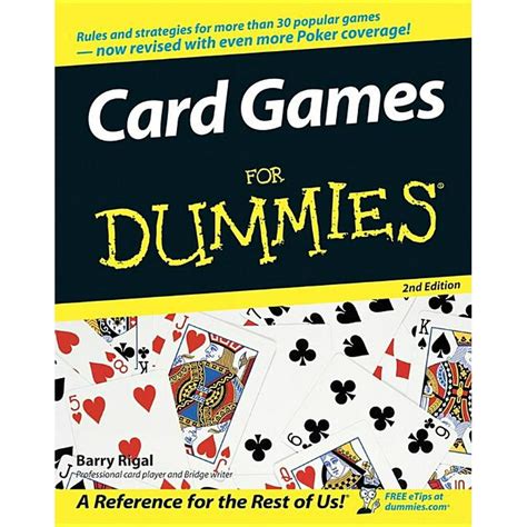 card games for dummies card games for dummies PDF