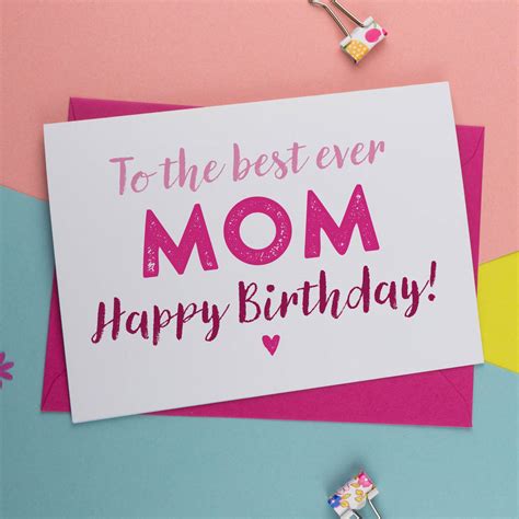 cards for mother's birthday