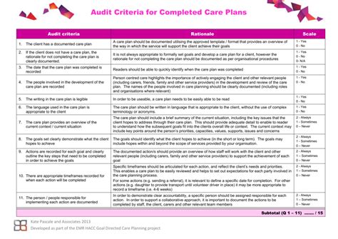 care plan audit tools Ebook PDF