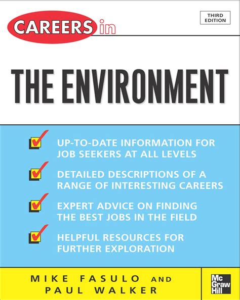 careers in the environment careers inâ series Kindle Editon