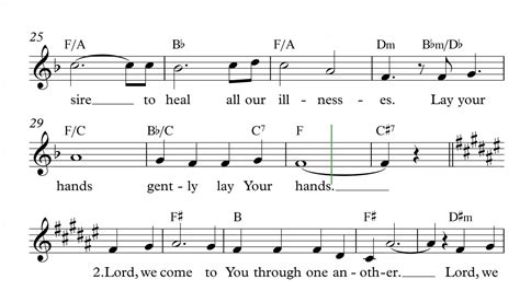 carey landry sheet music song of baptism PDF