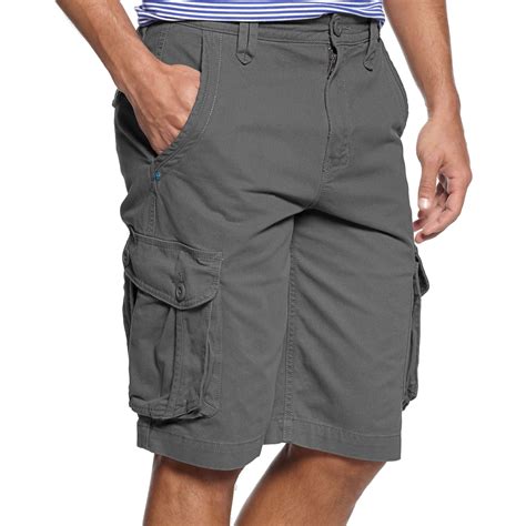 cargo grey shorts