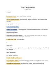 cargo hulks by peter trower analysis Epub