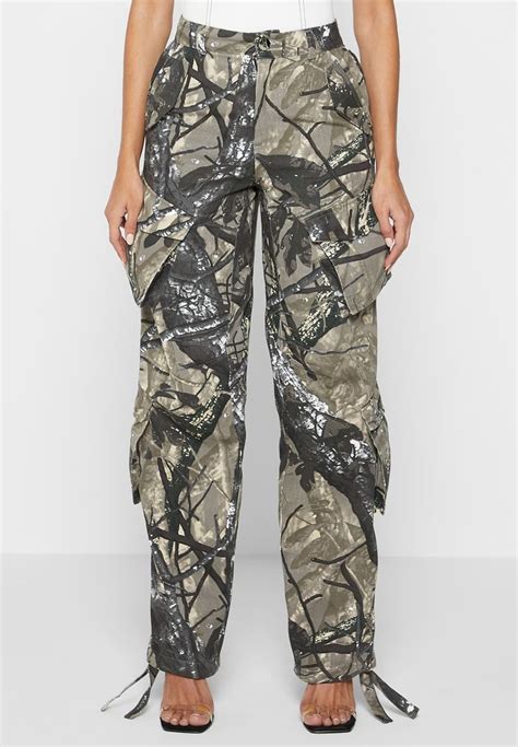 cargo pants camo womens