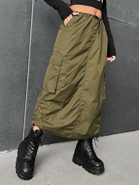 cargo skirt outfit