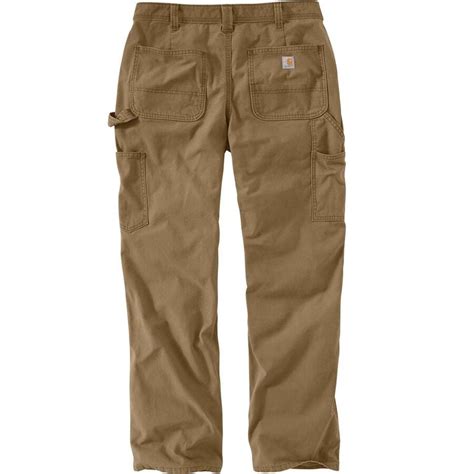 carhartt canvas work pants back