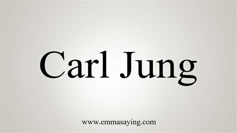 carl jung pronunciation