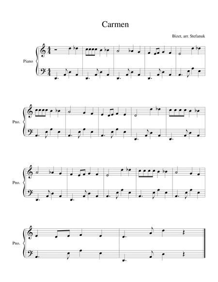 carmen simplified piano solo get to know classical mstrpcs PDF