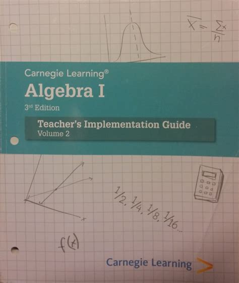 carnegie learning algebra 1 volume 2 answers Kindle Editon