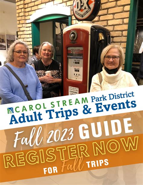 Carol Stream Park District Fall Catalog