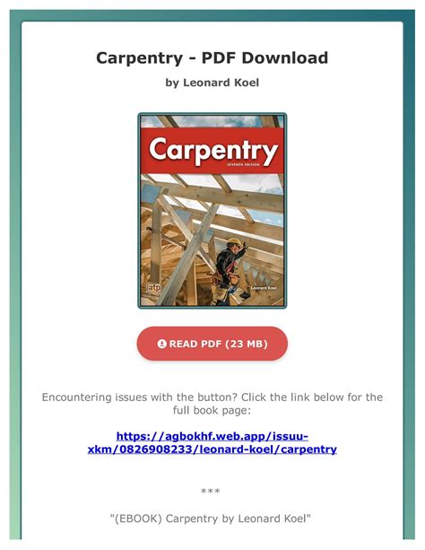 carpentry-5th-edition-leonard-koel-answer-key Ebook Epub